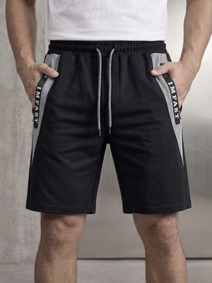 شورت رجالي قطن - لون اسود 2577